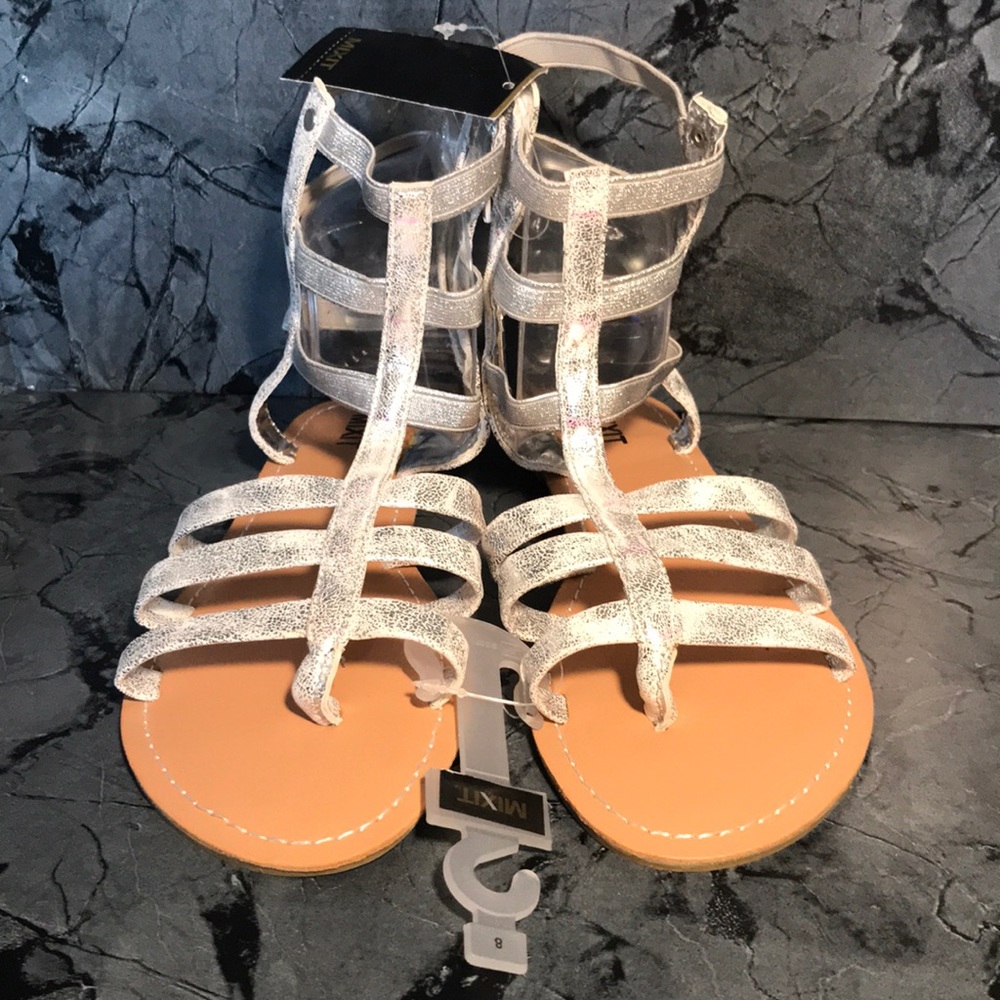 NWT Mixit silver sandals
